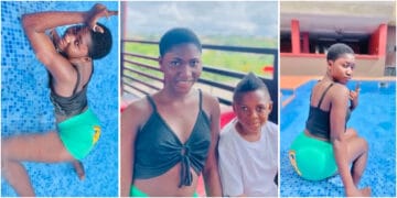 Yaw Dabo flaunts new girlfriend in Poolside video