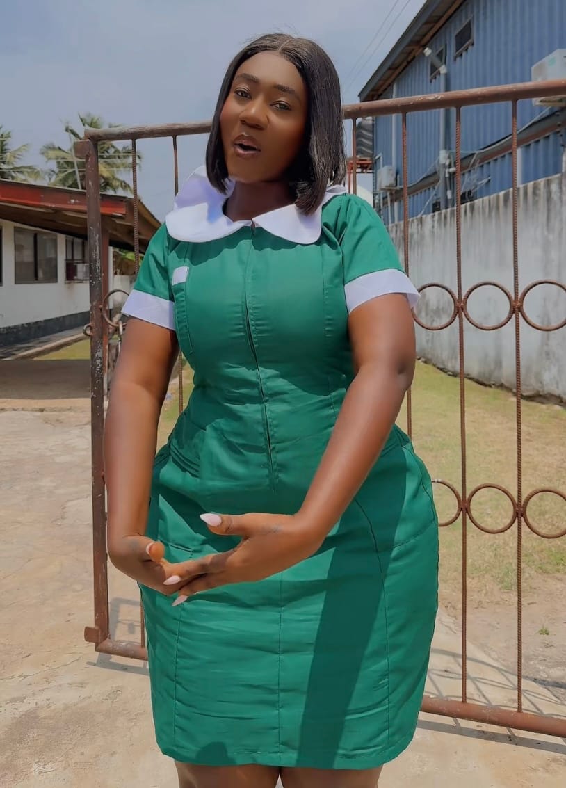Hajia Bintu in Nurse Uniform