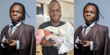 Shatta Bandle Welcomes Second Child, Shares Beautiful Photos with Fans