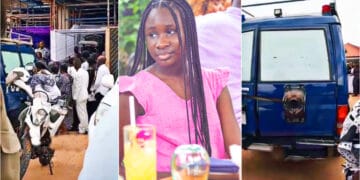 Ghanaians Mourns as Maame Dwomoh, East Legon Accident Victim, Is Buried (VIDEO)