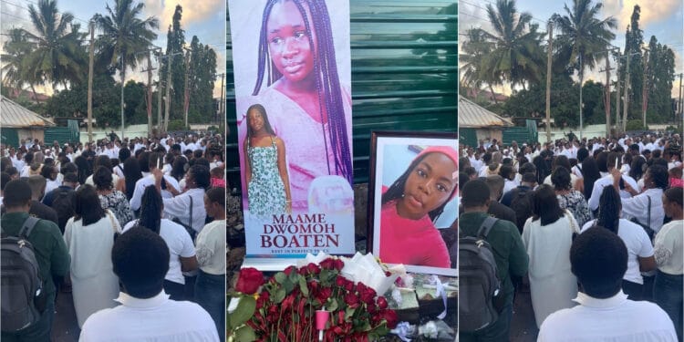VIDEO: Candlelight Vigil Held For Two Girls Killed in East Legon Car Crash