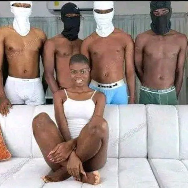 Daisy Melanin and six men video leaked