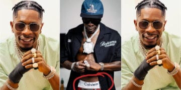 Dancehall Star Shatta Wale Caught Wearing Fake Calvin Klein Boxer Shorts, Fans React