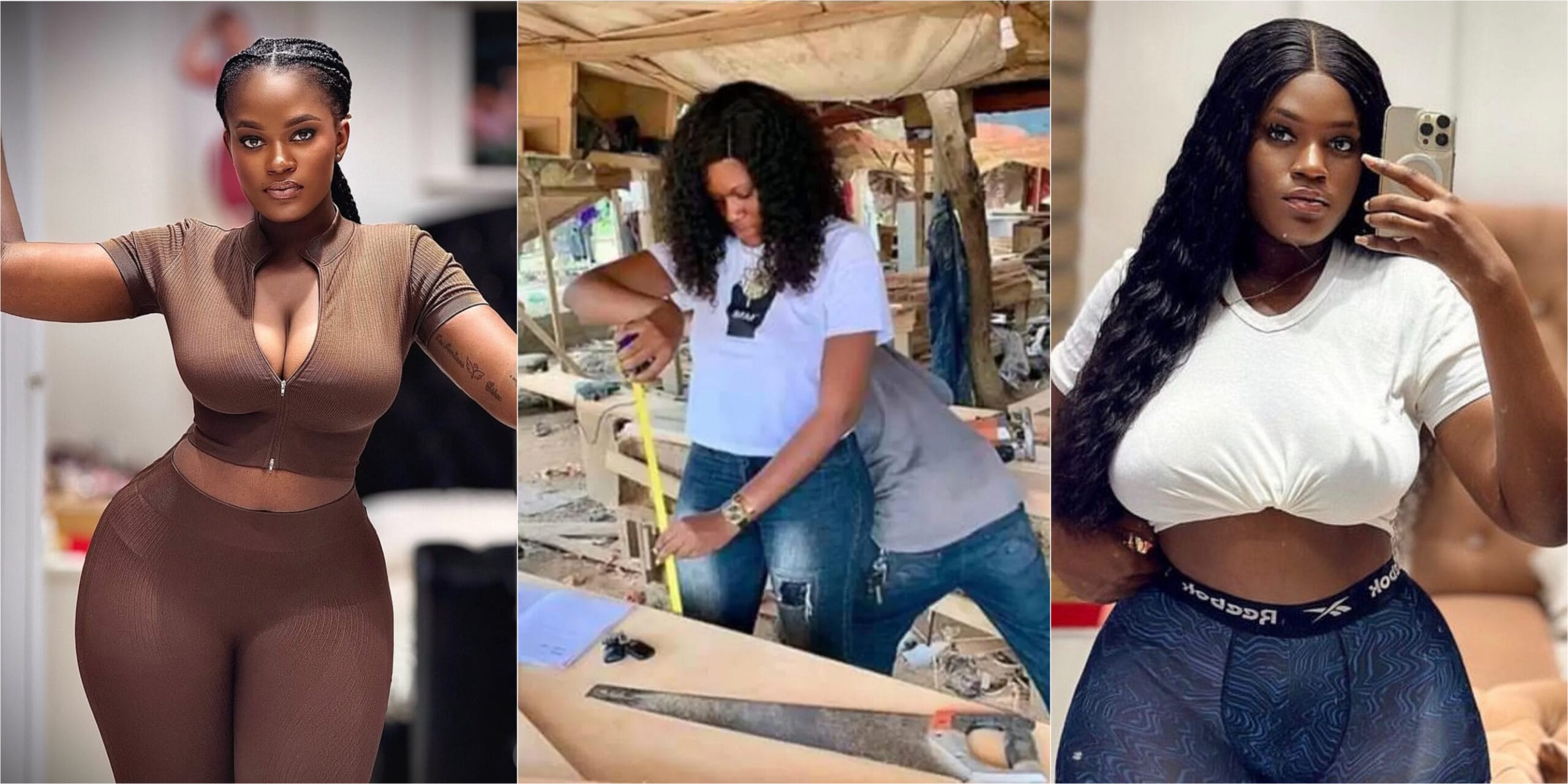 Ama Endorsed: Meet A Ghanaian Sexiest Carpenter Who Wanted To Be A Lawyer