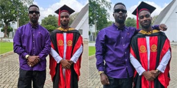 Kwabena Boafo: Sarkodie Celebrates His Younger Brother After Graduating from Trinity Theological Seminary