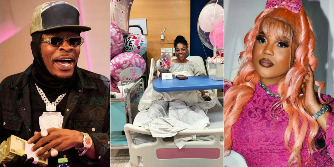 Shatta Wale and Maali Share Adorable Photos of Their Baby Girl’s Arrival at the Hospital