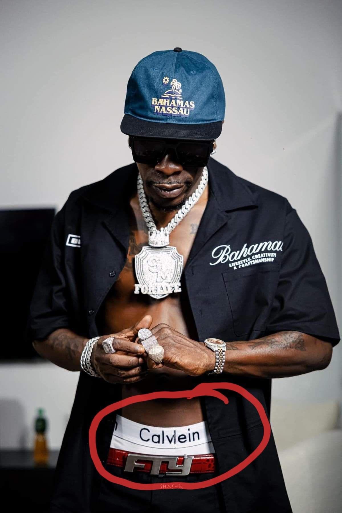Shatta Wake Calvin Klein Boxers