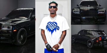 PHOTOS: Shatta Wale Buys New Rolls Royce Cullinan Worth Over $300K, Ready To Ship To Ghana