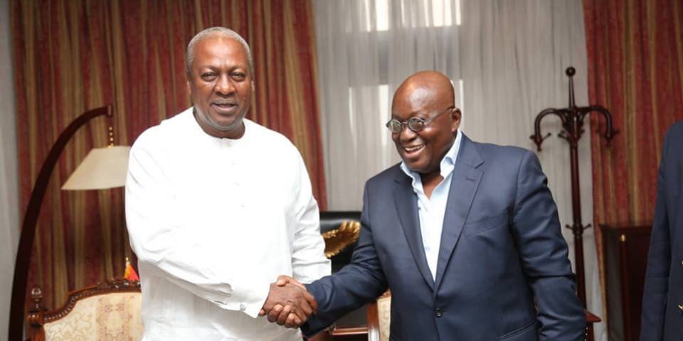 Nana Akufo-Addo Congratulates John Mahama on 2024 Election Win