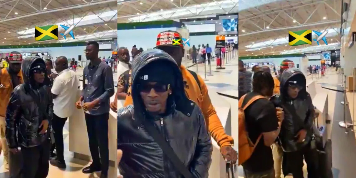 VIDEO: Shatta Wale Flies To Jamaica Ahead of Vybz Kartel’s Freedom Concert