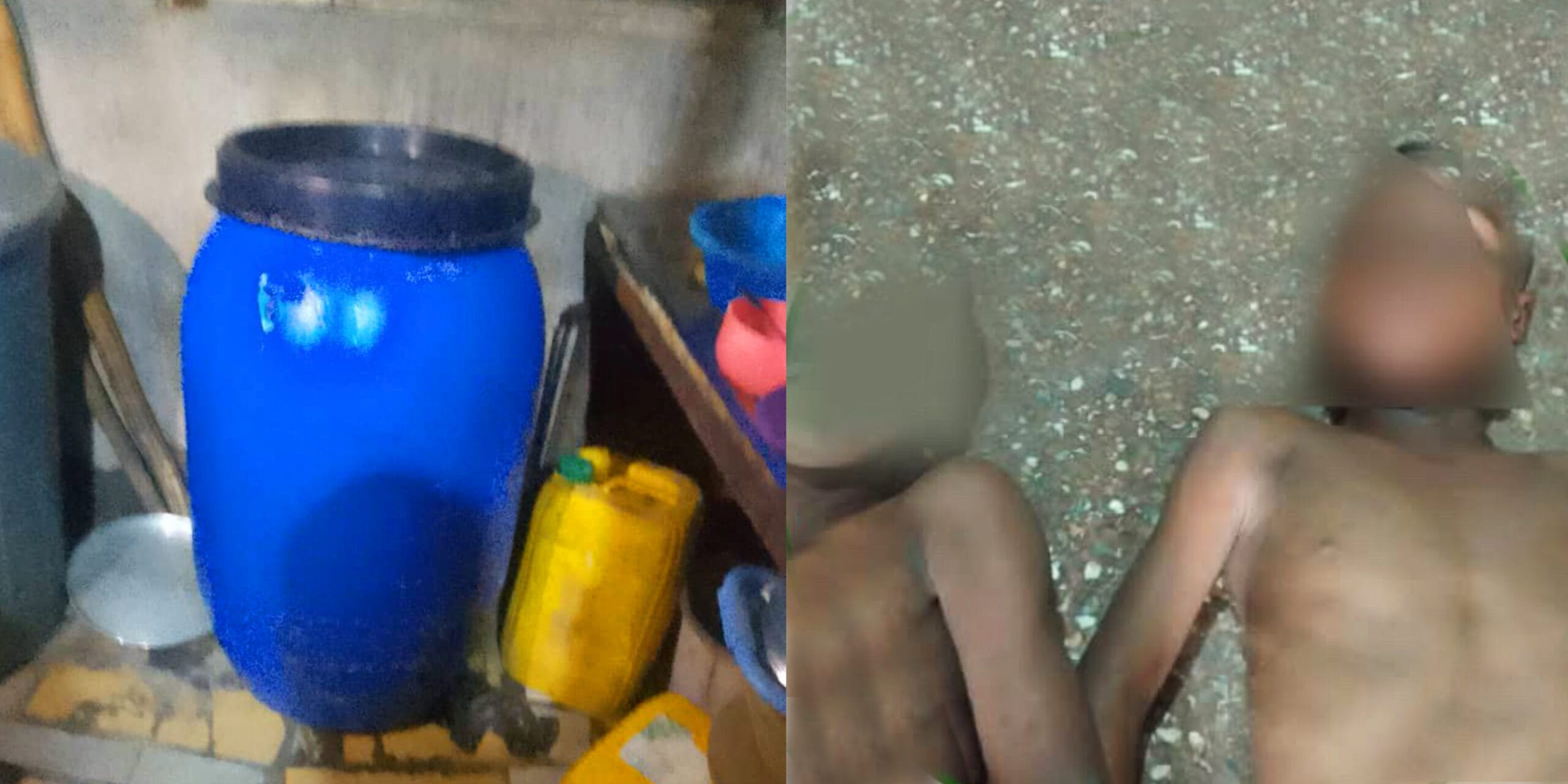 Two Siblings Die After Being Locked In Water Drum By 6-Year-Old Sister In Takoradi