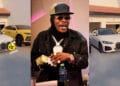 Shatta Wale Buys New BMW With Betway Winnings, Flaunts Fleet of Cars in Trassaco Mansion