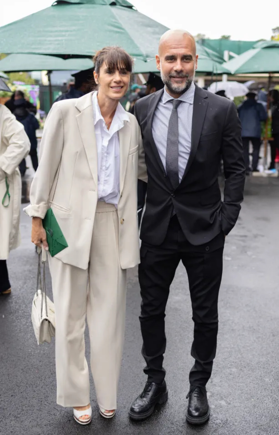 Pep Guardiola and Cristina Serra photo source via Rex