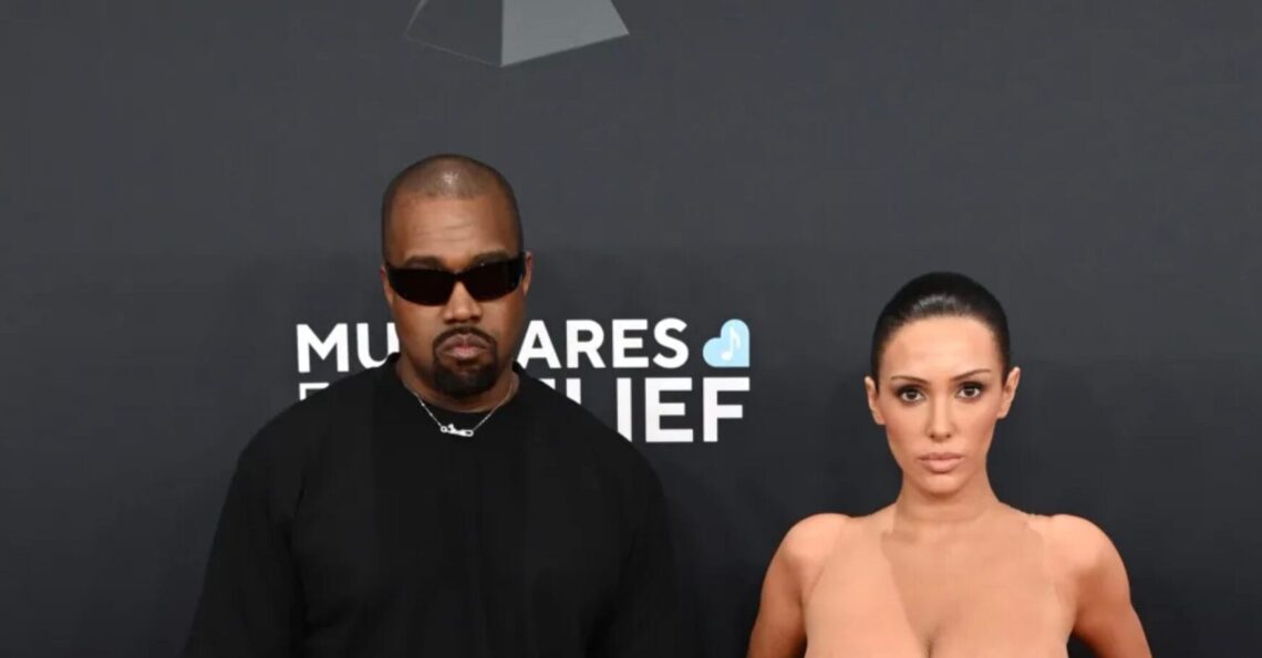 Kanye West and Bianca at Grammys photo source Rex