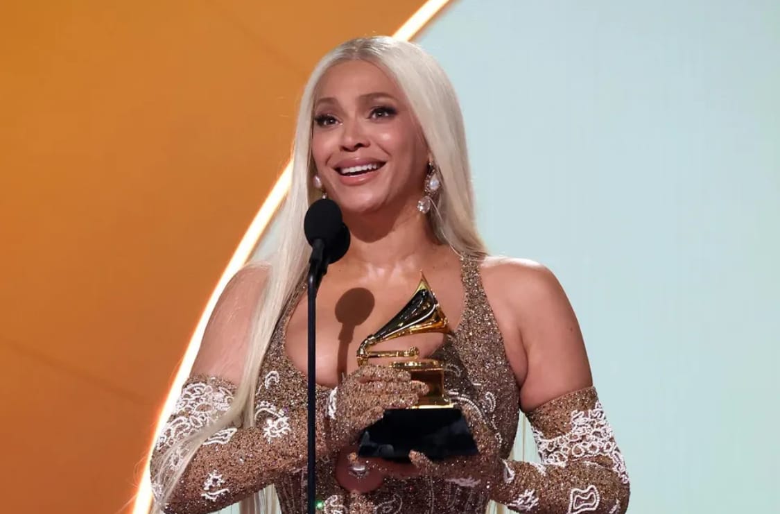 Beyoncé at 2025 Grammy Awards photo source Getty Images