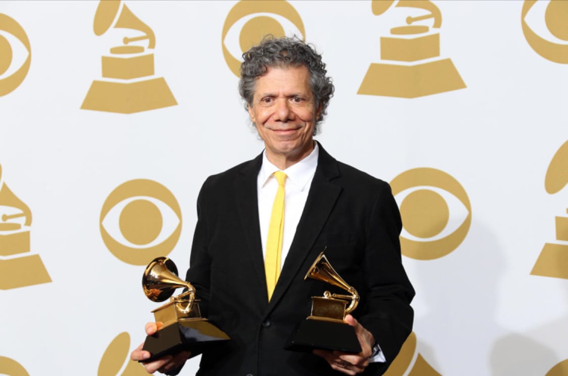 Chick Corea photo source GRAMMY.com