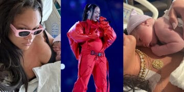 Rihanna Shares First Pics of Her Sons From Delivery Room After They Were Born