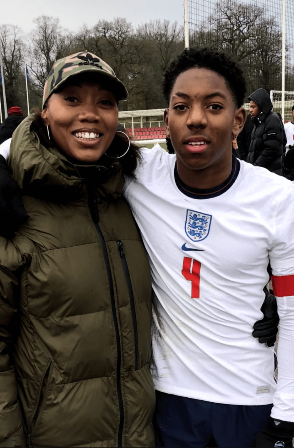 Myles Lewis-Skelly and mother photo
