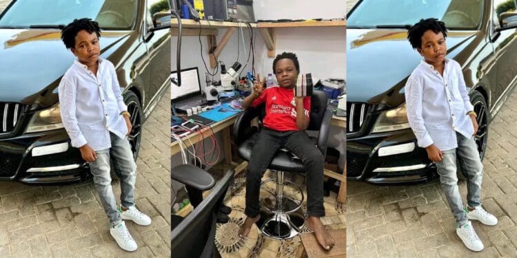 Meet Kwame Lighter: Ghana’s Youngest iPhone Repairer From Kumasi Adum PZ