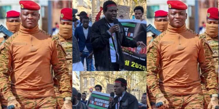 Burkina Faso Citizens Protest in France, Demand President Ibrahim Traoré Step Down