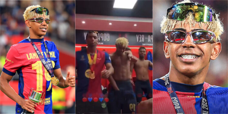 Barcelona’s Lamine Yamal and Ansu Fati Dance to Skales' "Shake Body" After Copa Del Rey Win Over Real Madrid