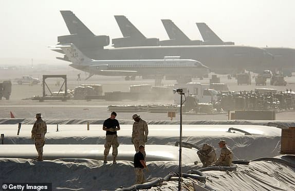US Military based in Qatar photo credit: @gettyImages