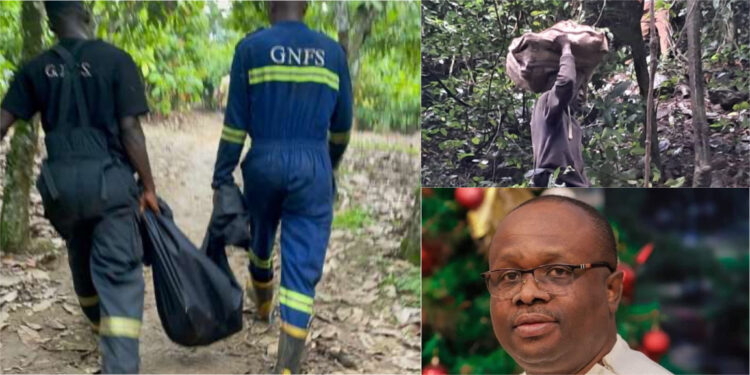 Obuasi Helicopter Crash: All 8 Victims' Bodies Arrived In Accra for Burial (Photos)