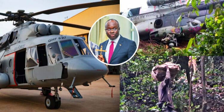 Ashanti Regional Council Announces Cash Reward for Return of Missing Helicopter Parts After Obuasi Crash