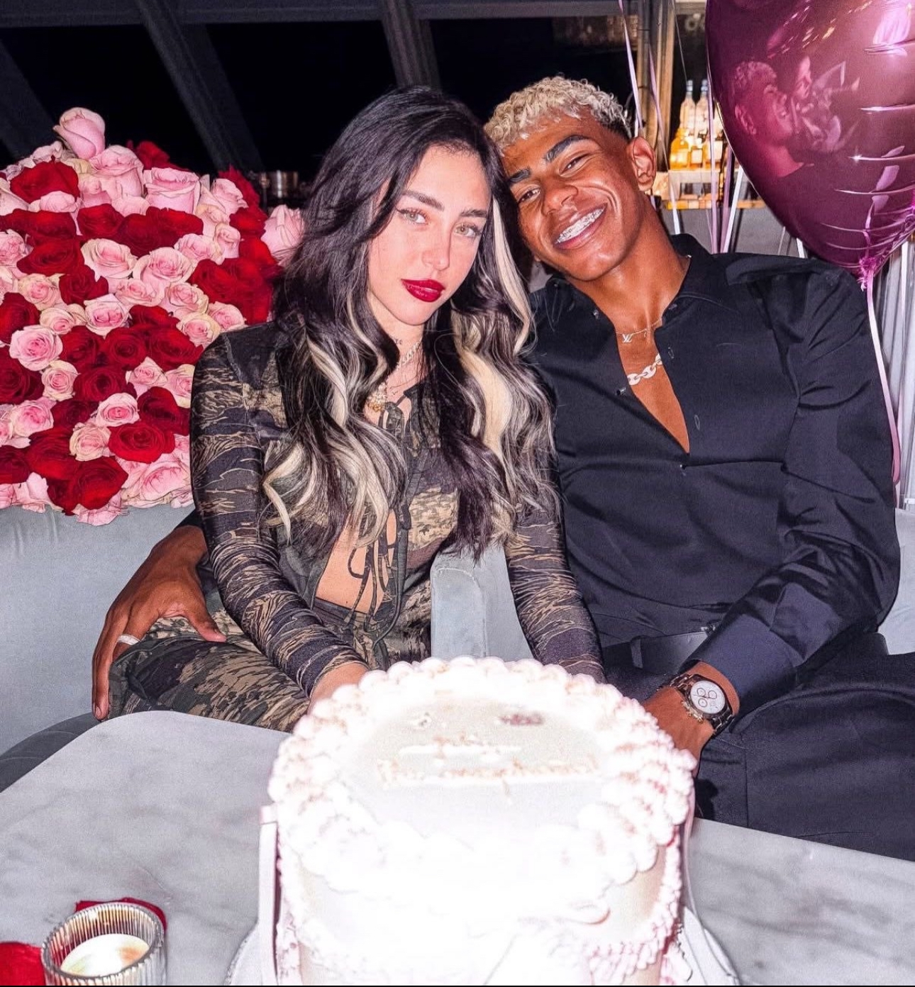 Nicki Nicole celebrates Yamal on birthday photo via (Twitter) 