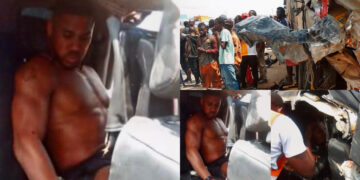 Anthony Joshua car crash