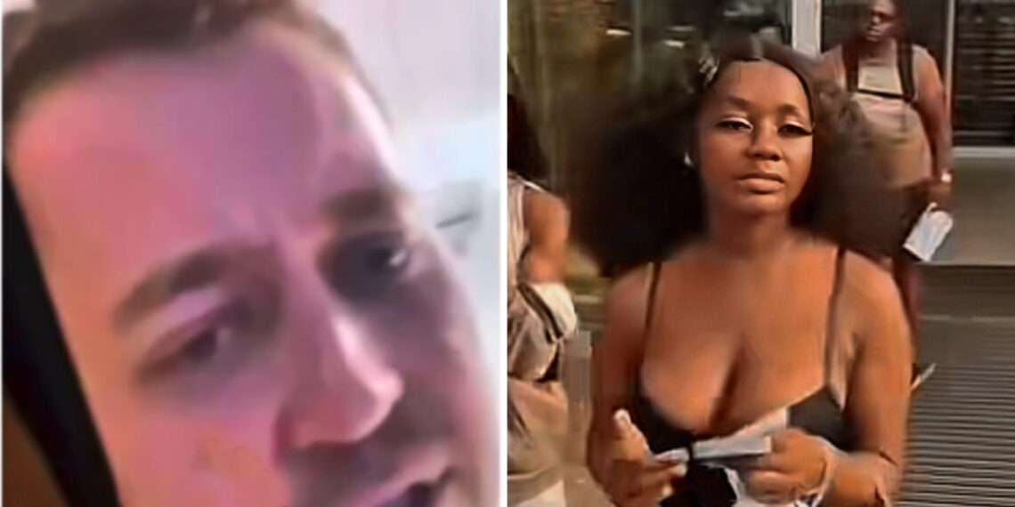 Viral Clip Shows Nigerian Woman in Heated Confrontation With Yaysteslav Trahov Over Alleged Dispute And Transport Fare Issues