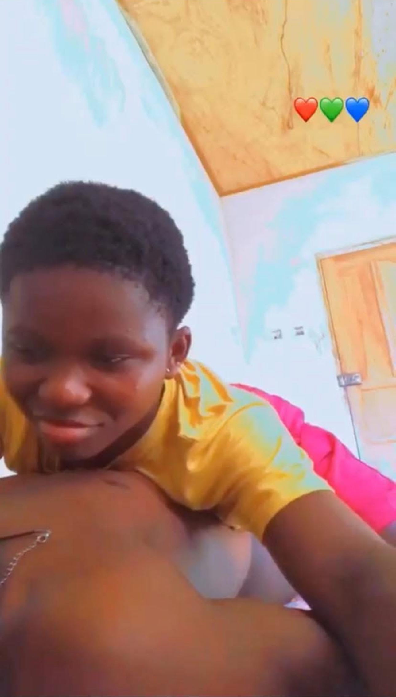 Shs student captured on top of her alleged partner