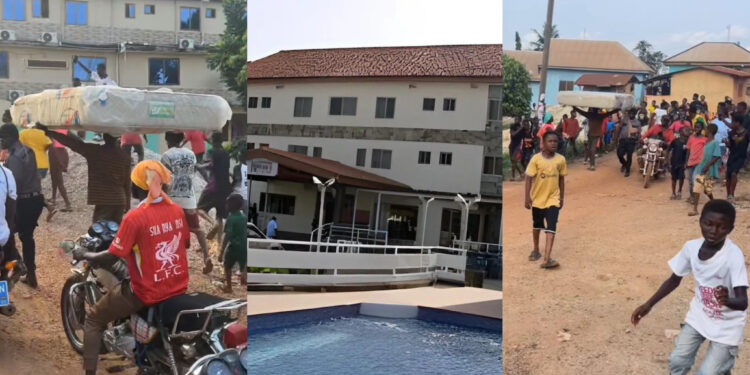 Man who Stole Mattress from Hotel Room Returns It as Residents match him through the town