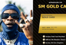 Shatta Wale Launches SM Membership Gold Card as Thousands Register in Hours