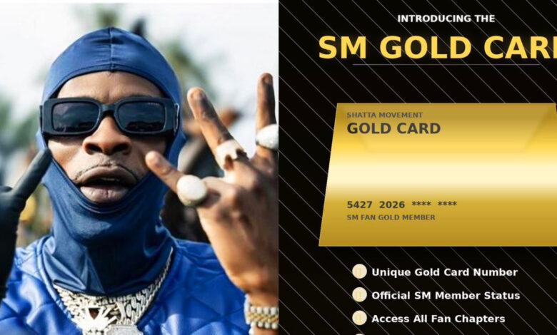 Shatta Wale Launches SM Membership Gold Card as Thousands Register in Hours