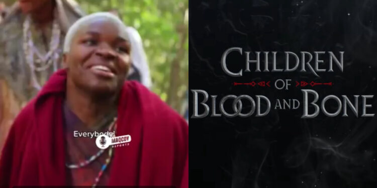 Endurance Grand in her new movie Children of Blood and Bone during the official Hollywood film trailer