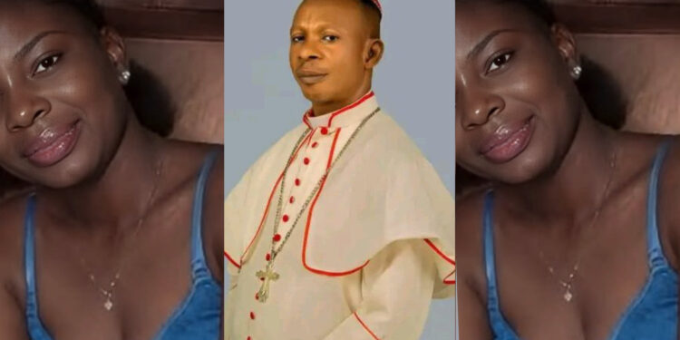 Linda: Woman in Viral Noodles Video Tells Bishop James To Marry Her As His Second Wife After Divorce