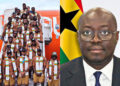 Finance Minister Dr. Cassiel Ato Forson speaking as he reveals that the Government of Ghana spent GH¢58 million on the Black Stars' 2026 FIFA World Cup campaign.