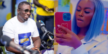 Kessben FM presenter DJ KA pictured amid reports claiming he has been suspended and barred from hosting on-air shows following a viral private video controversy.