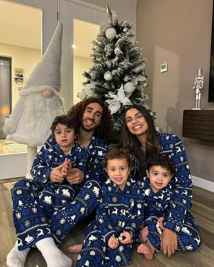 Cucurella wife and children photo credit @cucurella3 via instagram