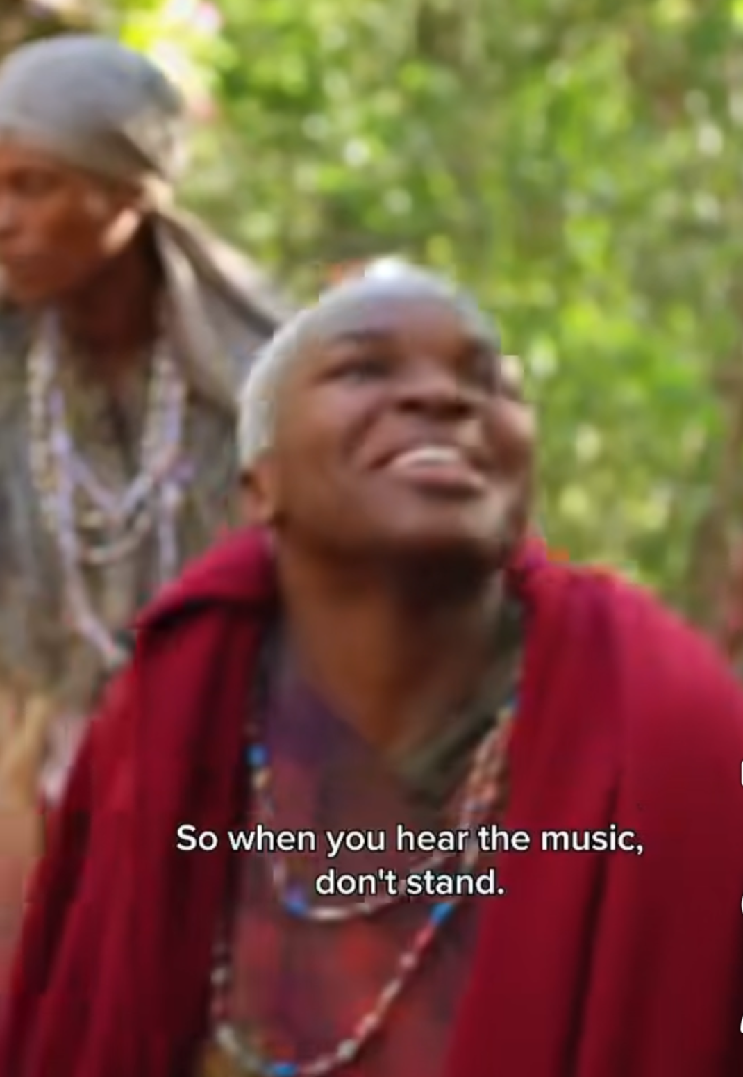 Endurance Grand wearing a traditional-inspired costume in the Children of Blood and Bone movie trailer