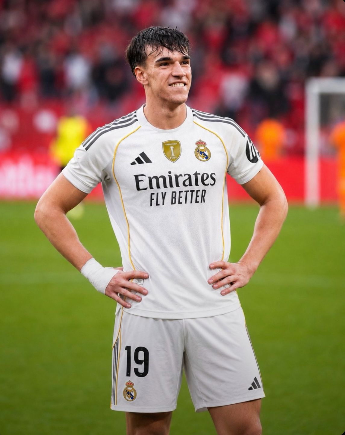 Carlos Espi in Real Madrid jersey photo via Instagram