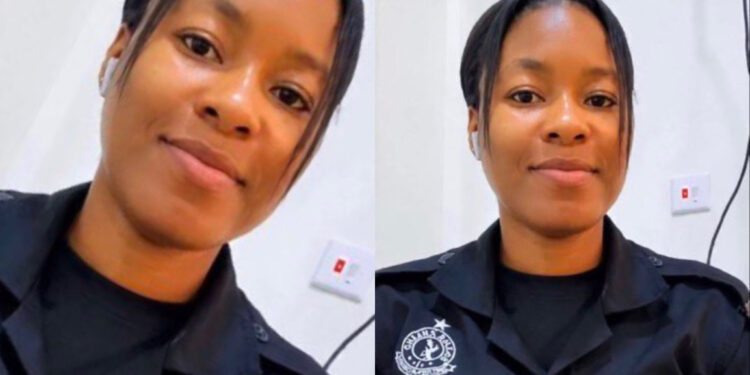 Ghana police officer linked to a viral social media discussion after a private video allegedly circulated online.