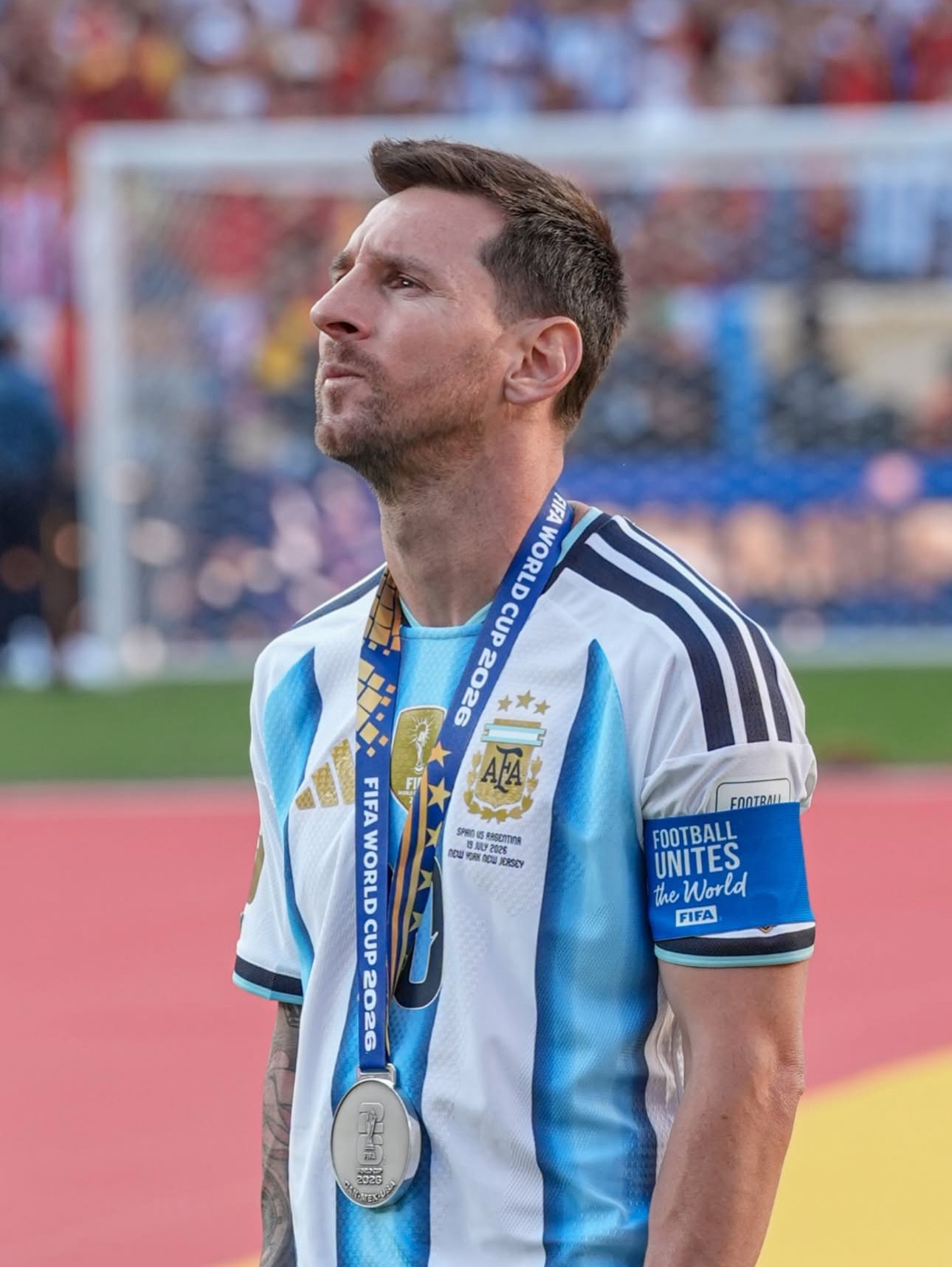 Lionel Messi Argentina football star during a match