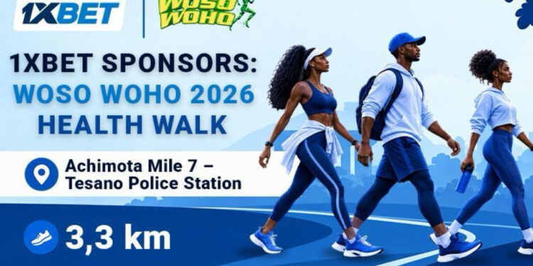 1xBet Joins Woso WoHo 2026 to Support Health, Movement and Community in Accra